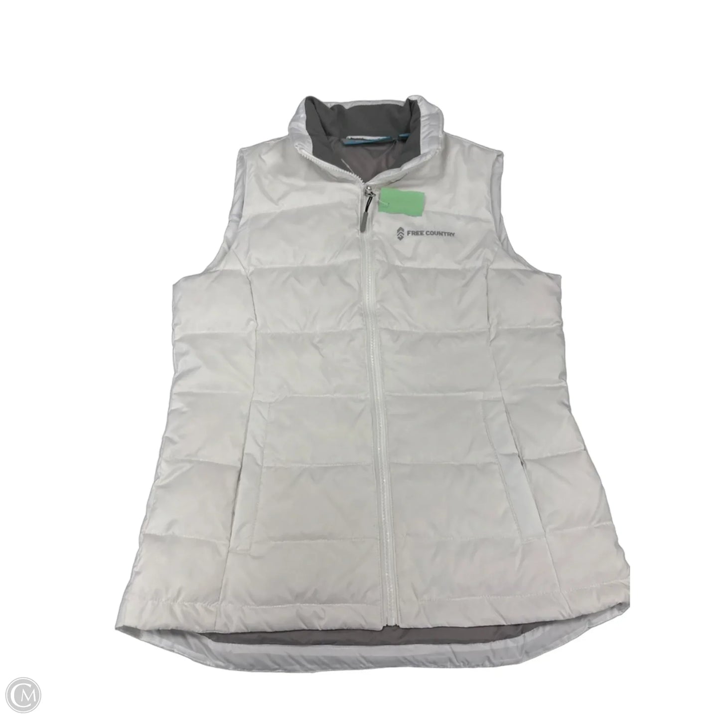 Vest Puffer & Quilted By Free Country In White, Size: S