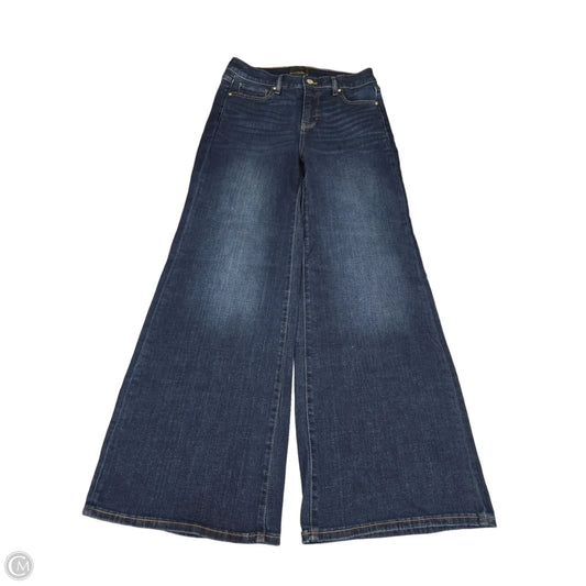 Jeans Wide Leg By White House Black Market In Blue Denim, Size: 2