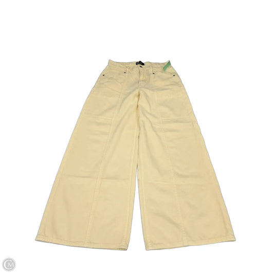 Jeans Wide Leg By Gap In Yellow Denim, Size: 2