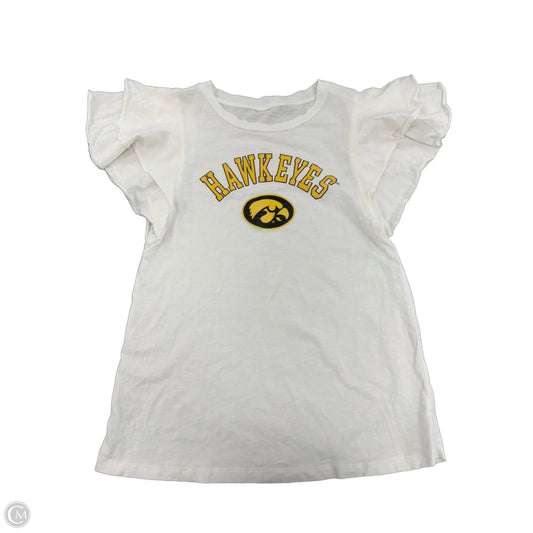 Top Short Sleeve By Cme In White, Size: S