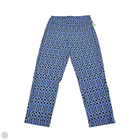 Pants Leggings By Lulu B In Black & Blue, Size: S