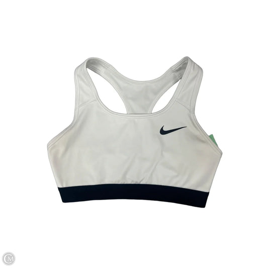 Athletic Bra By Nike In White, Size: S