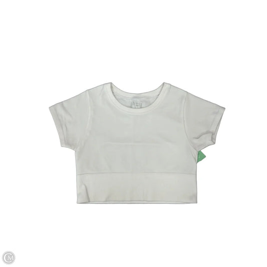 Athletic Top Short Sleeve By Offline In White, Size: S