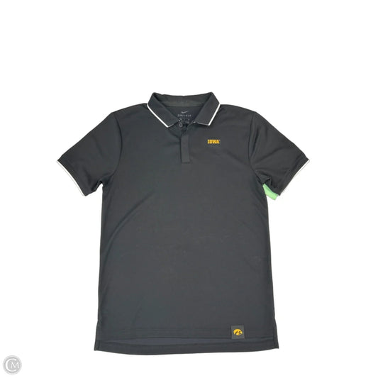 Top Short Sleeve By Nike In Black, Size: S