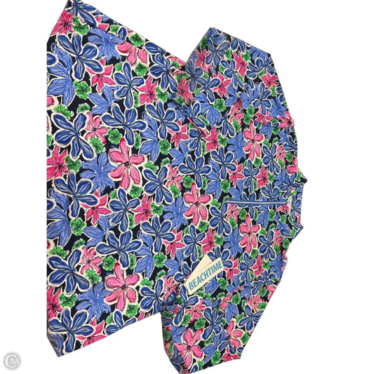 Top Long Sleeve By Cme In Floral Print, Size: 1x