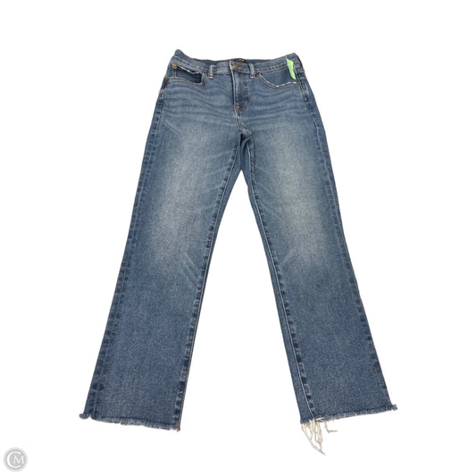 Jeans Straight By J. Crew In Blue Denim, Size: 2