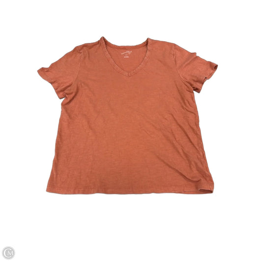 Top Short Sleeve By Universal Thread In Orange, Size: Xl