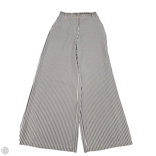 Pants Wide Leg By Hyfve In Striped Pattern, Size: L