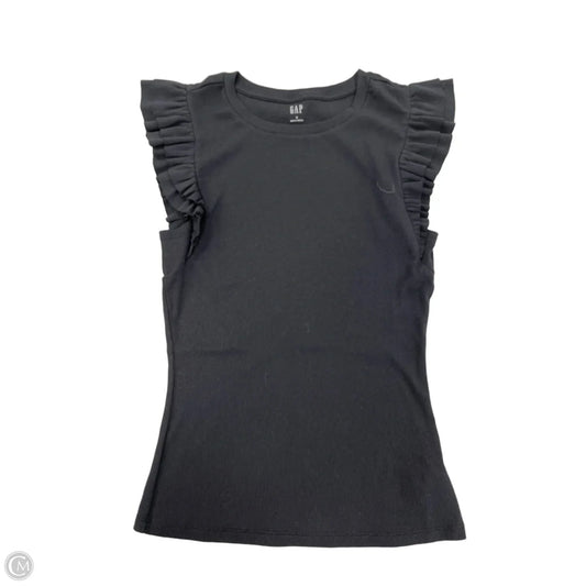 Top Short Sleeve By Gap In Black, Size: M
