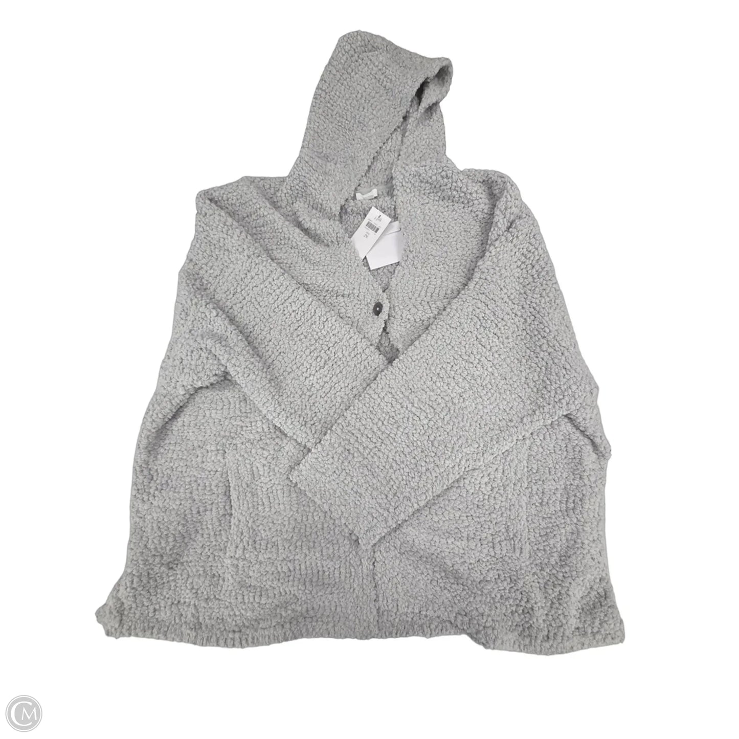 Sweater Cardigan By J. Jill In Grey, Size: 2x