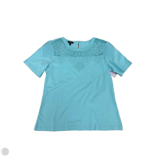 Top Short Sleeve By Talbots In Blue, Size: S