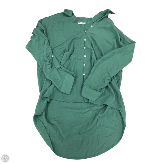 Top Long Sleeve By Jane And Delancey In Green, Size: M