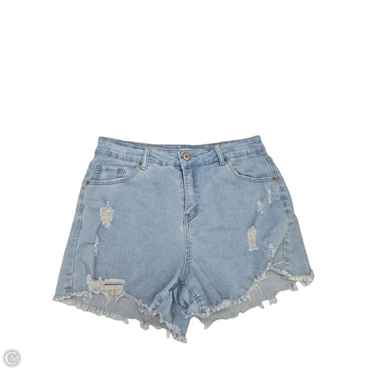 Shorts By Cmf In Blue Denim, Size: 16