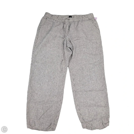 Pants Linen By J. Crew In Striped Pattern, Size: 16