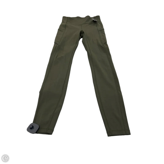 Athletic Leggings By Lululemon In Green, Size: 4