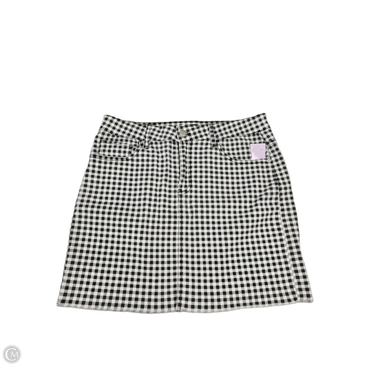 Skirt Mini & Short By Dollhouse In Black & White, Size: 8