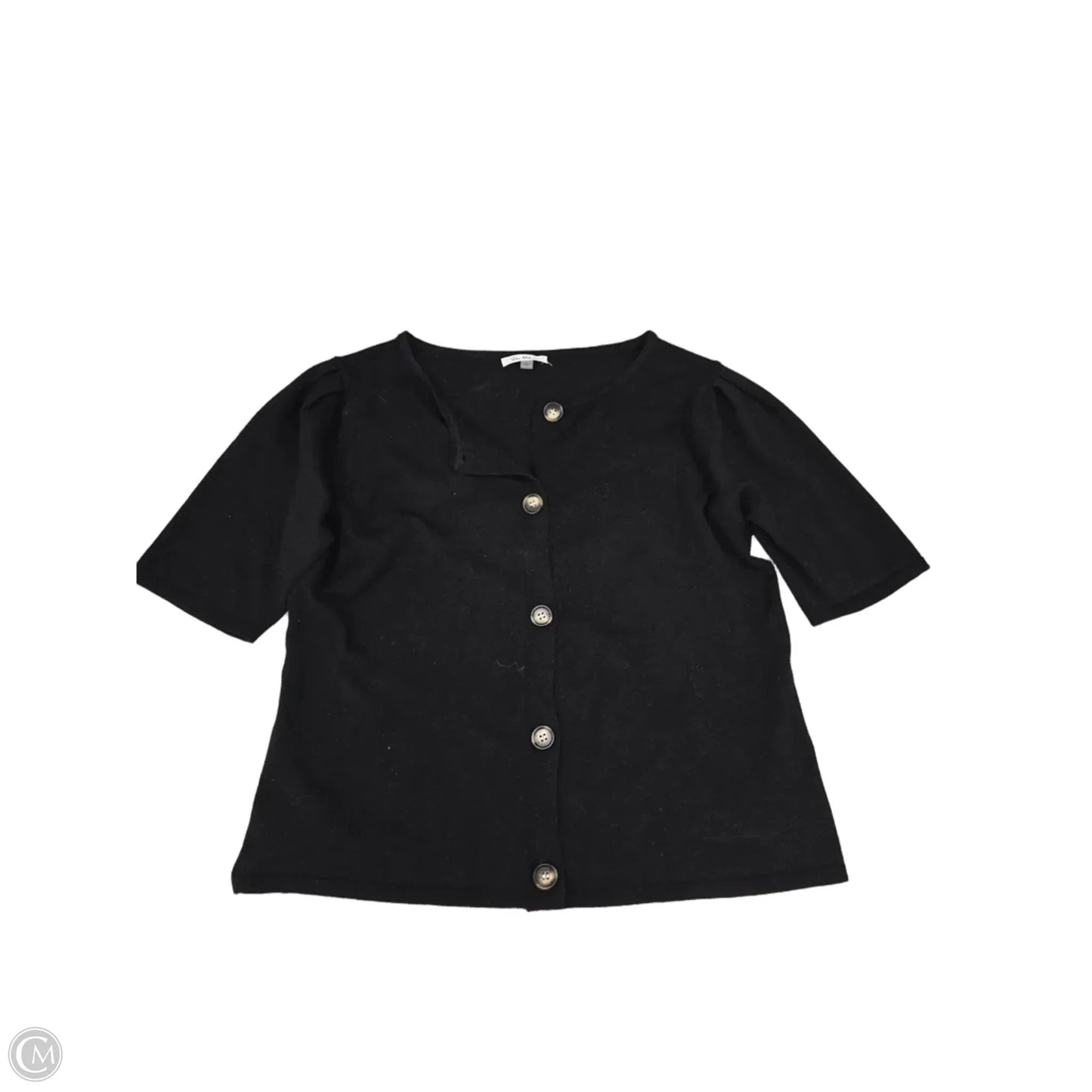 Top Short Sleeve By Vila Milano In Black, Size: L