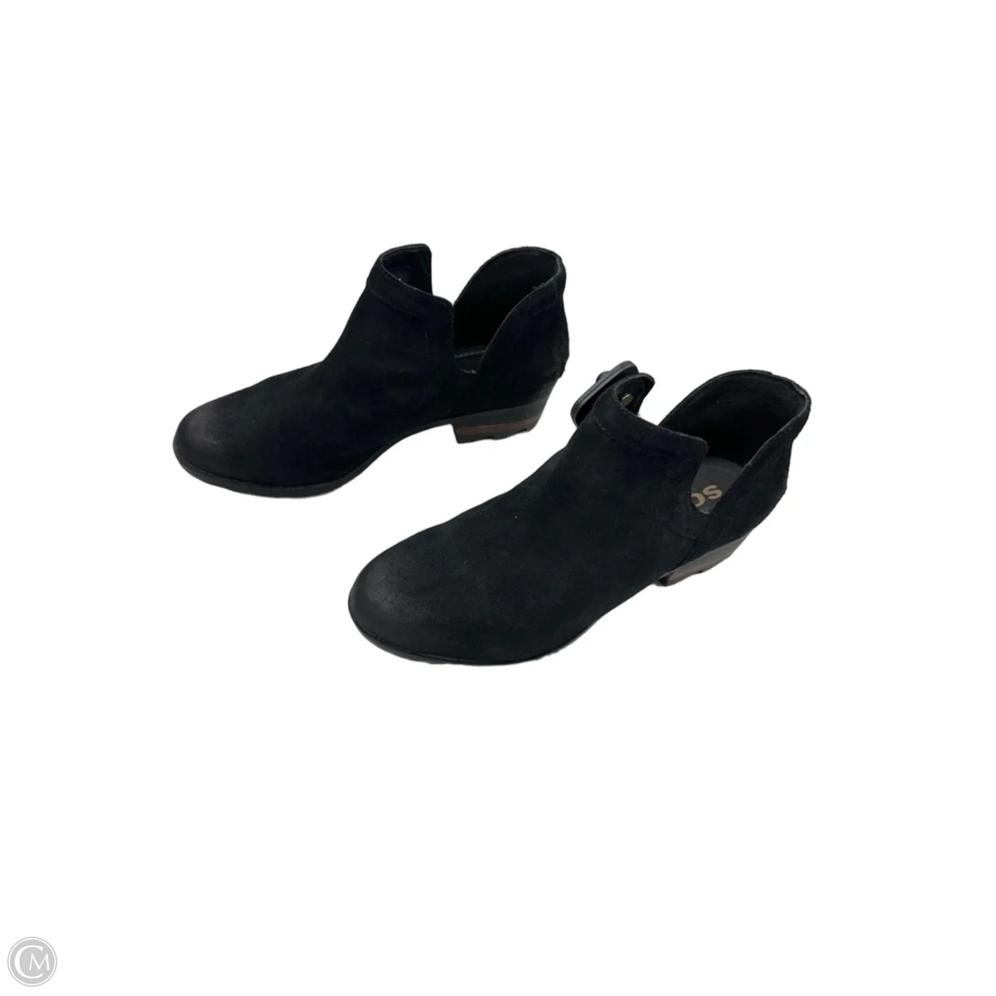 Boots Ankle Heels By Sorel In Black, Size: 11