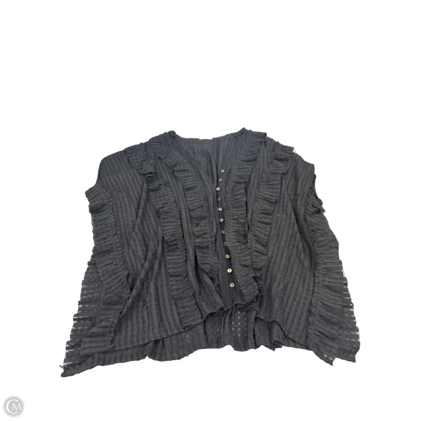 Top Short Sleeve By Cme In Black, Size: Xl