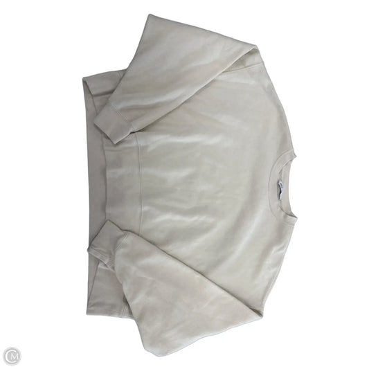 Sweatshirt Crewneck By Dsg Outerwear In Cream, Size: L