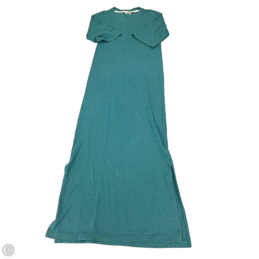 Dress Casual Maxi By Faherty In Teal, Size: S