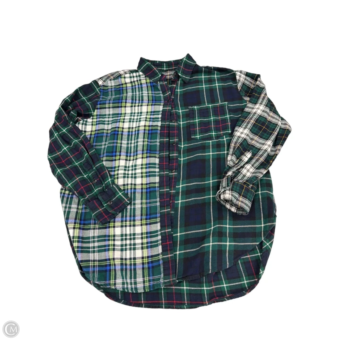 Top Long Sleeve By Gap In Green, Size: S
