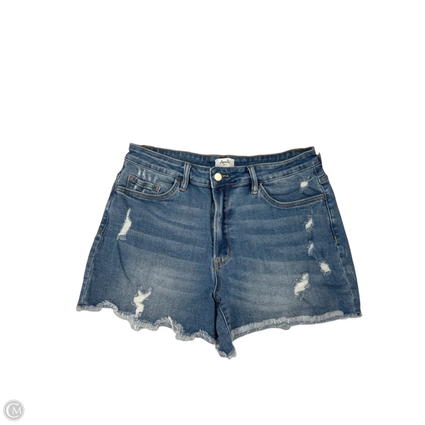 Shorts By Cme In Blue Denim, Size: 14