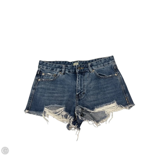 Shorts By Pull&bear In Blue Denim, Size: 4