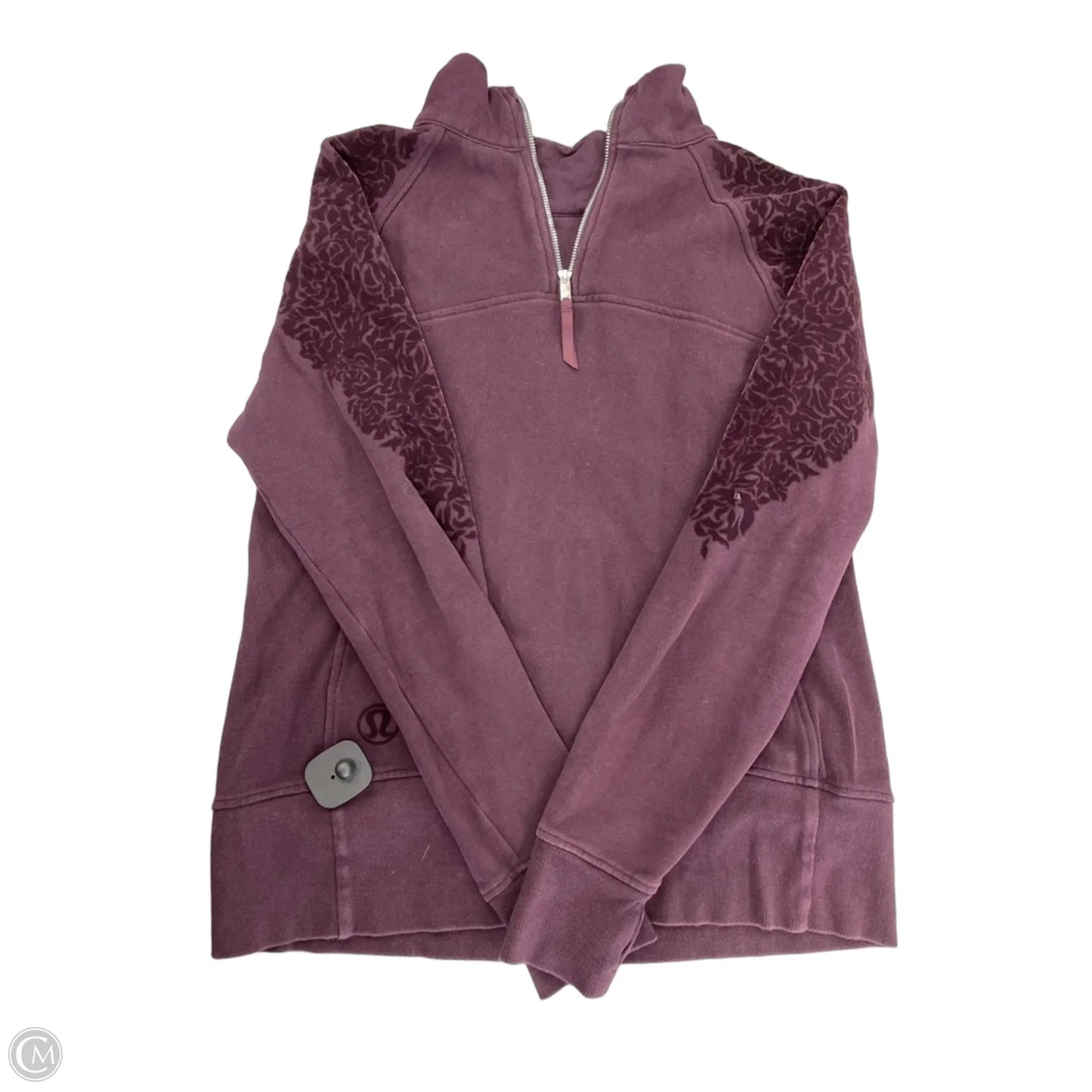 Sweatshirt Collar By Lululemon In Purple, Size: 12