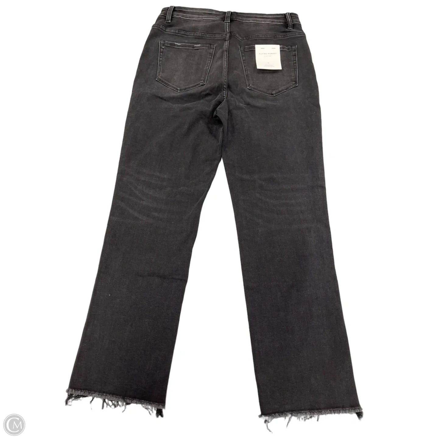 Jeans Straight By Flying Monkey In Black Denim, Size: 12
