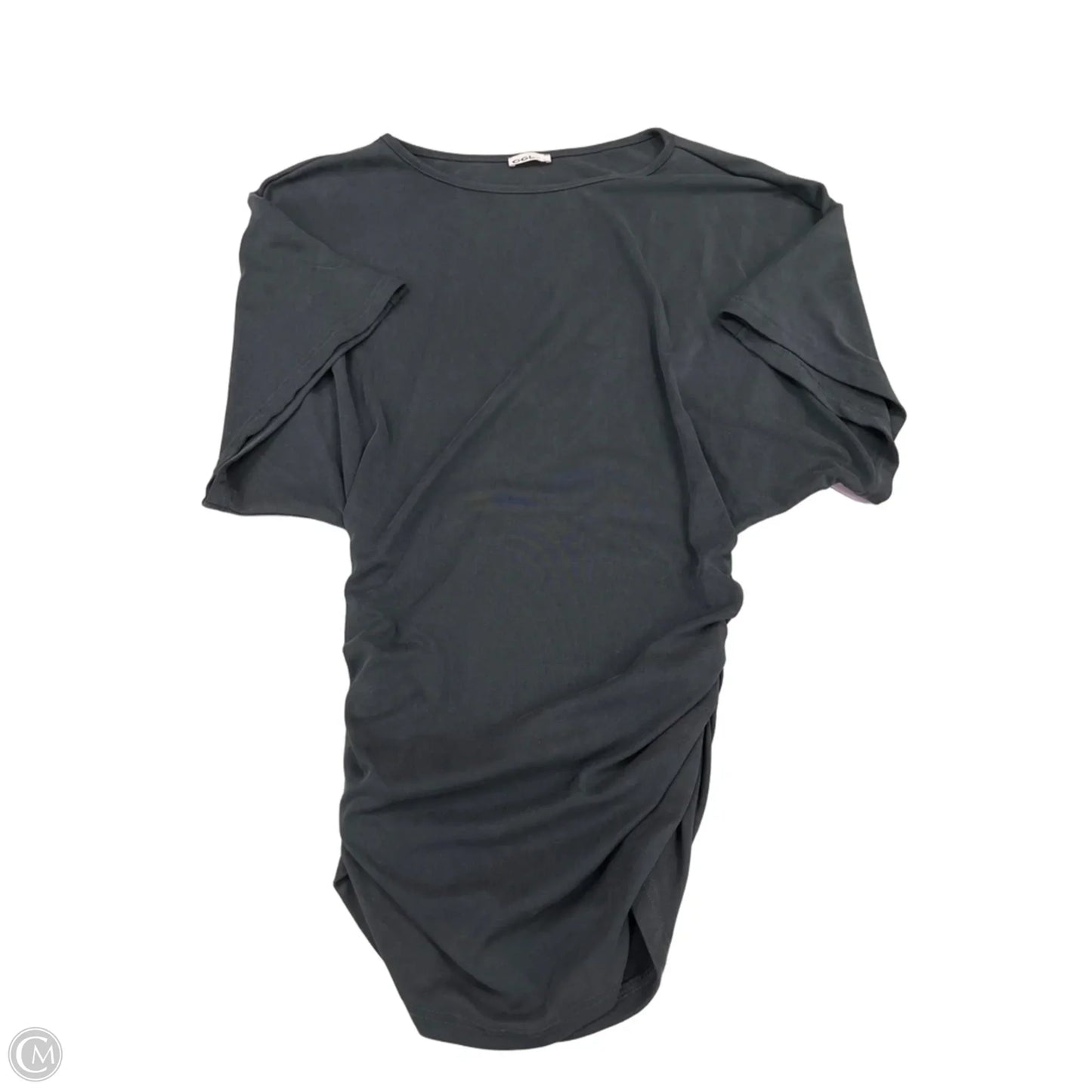 Top Short Sleeve By Cme In Black, Size: L