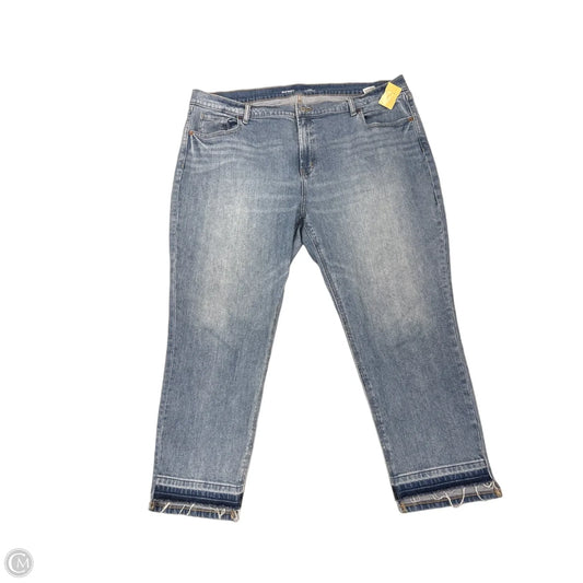 Jeans Boyfriend By Old Navy In Blue Denim, Size: 18