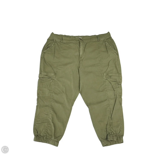 Pants Joggers By Sonoma In Green, Size: 24w