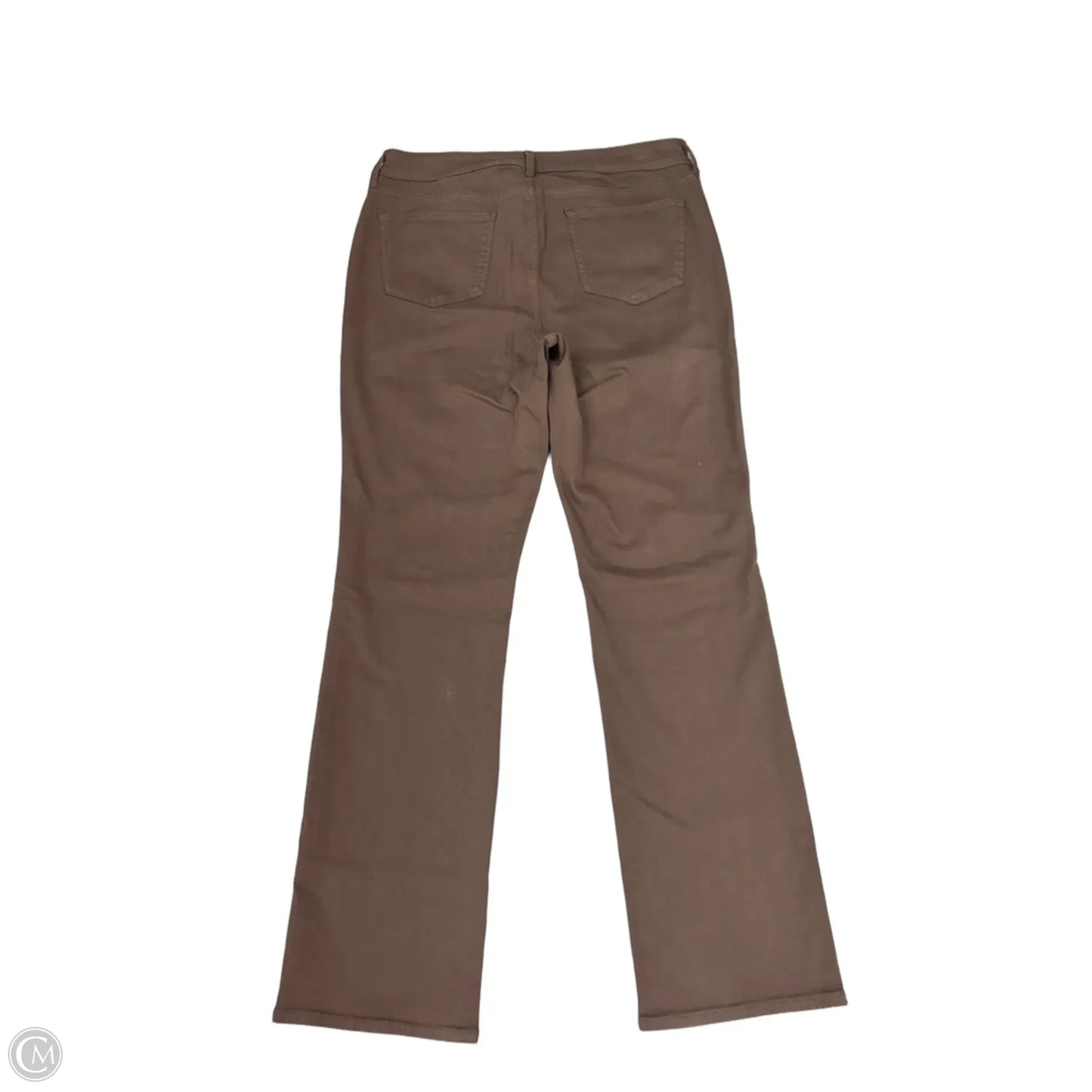 Jeans Straight By Not Your Daughters Jeans In Brown Denim, Size: 12