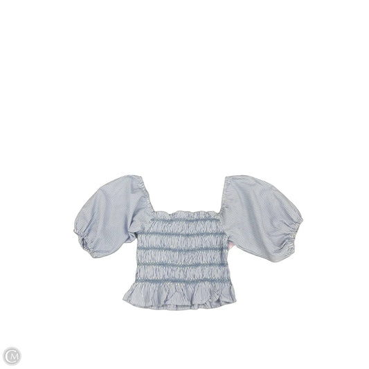Top Short Sleeve By Hyfve In Striped Pattern, Size: L