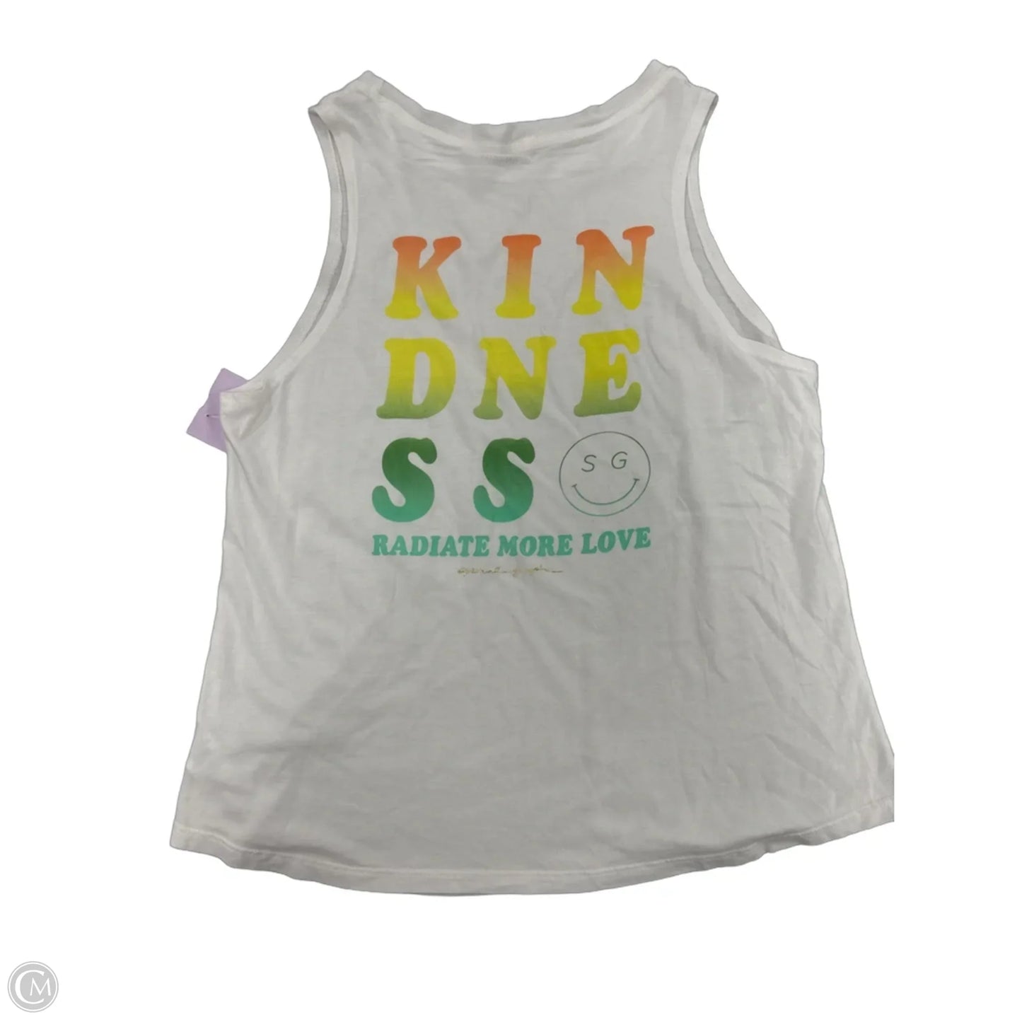 Tank Top By Spiritual Gangster In White, Size: M