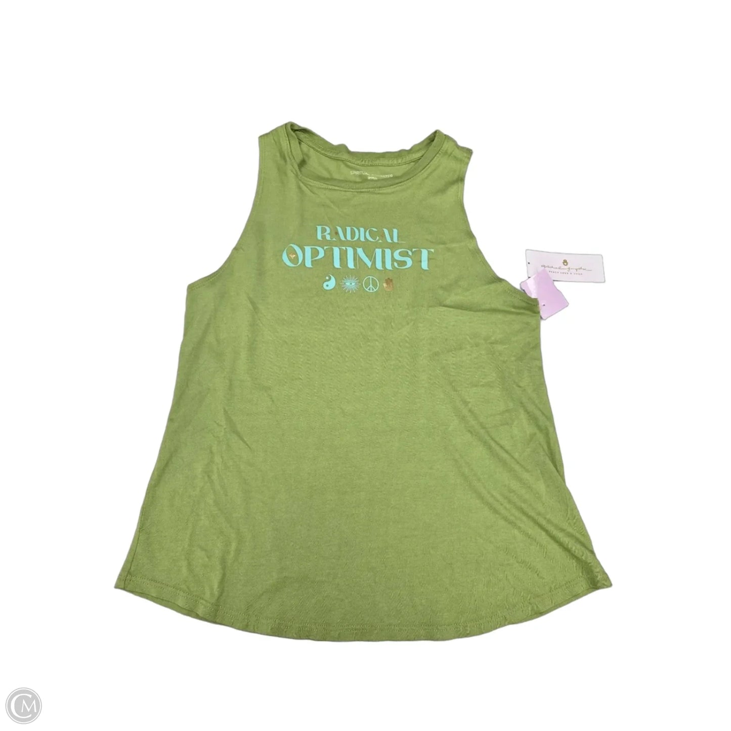 Tank Top By Spiritual Gangster In Green, Size: S