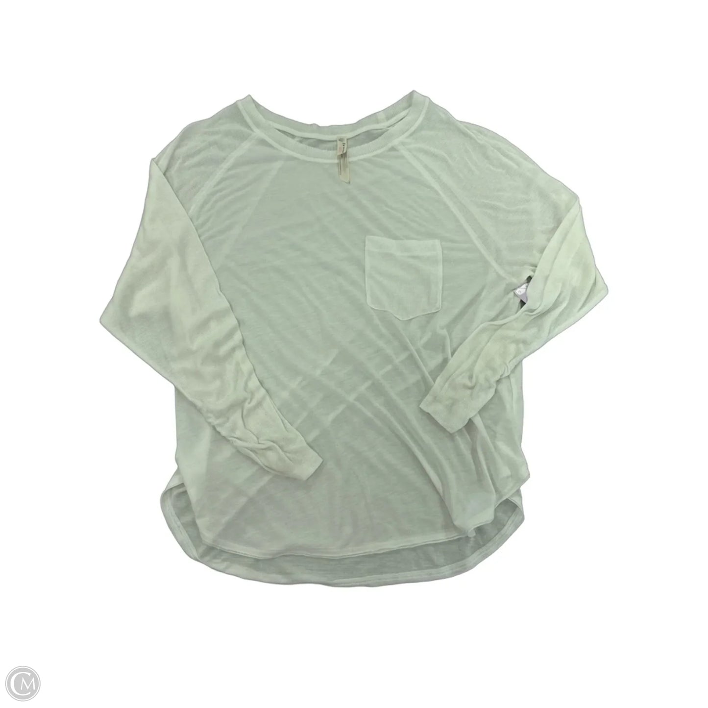Top Long Sleeve By Free People In White, Size: S