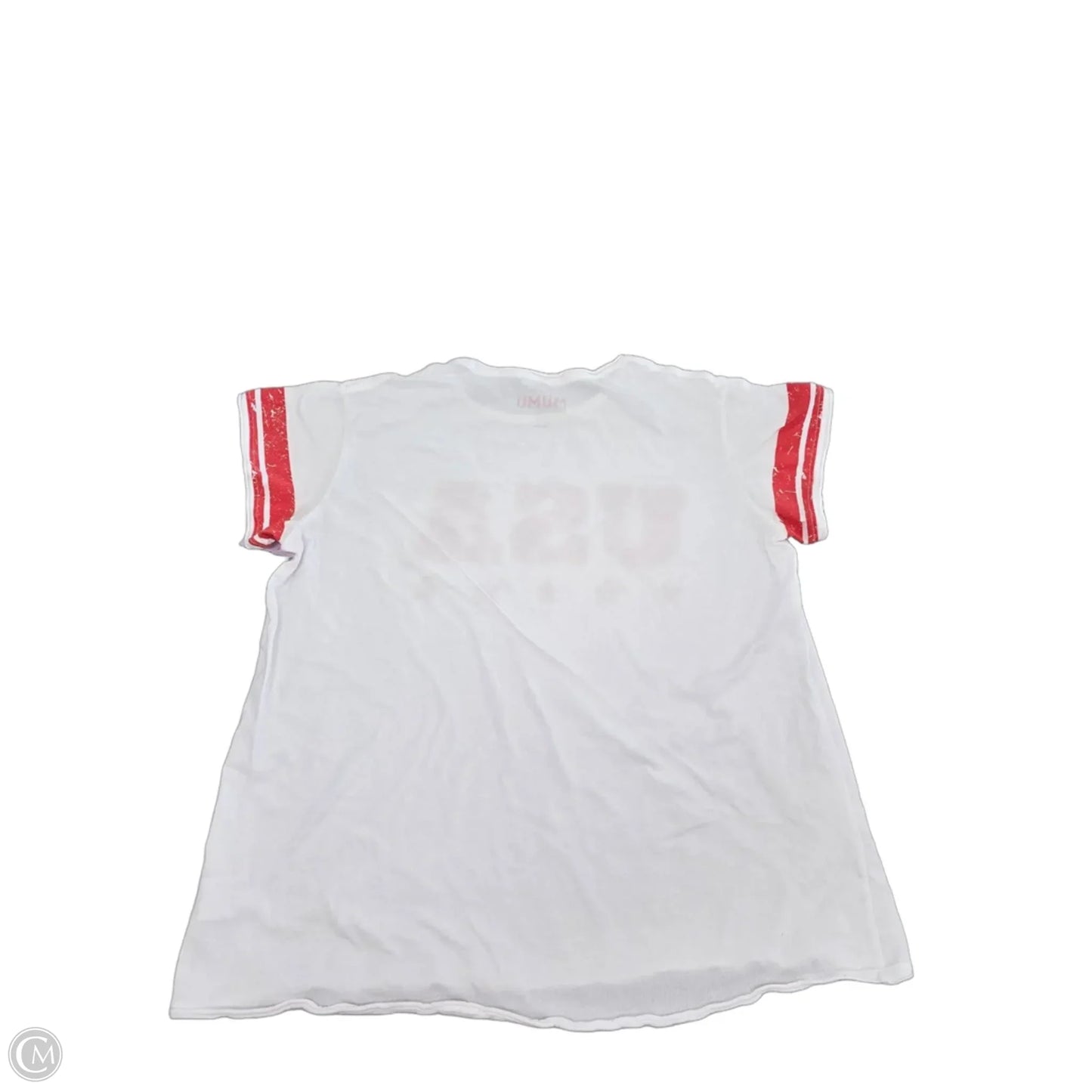 Top Short Sleeve By Mumu In White, Size: S