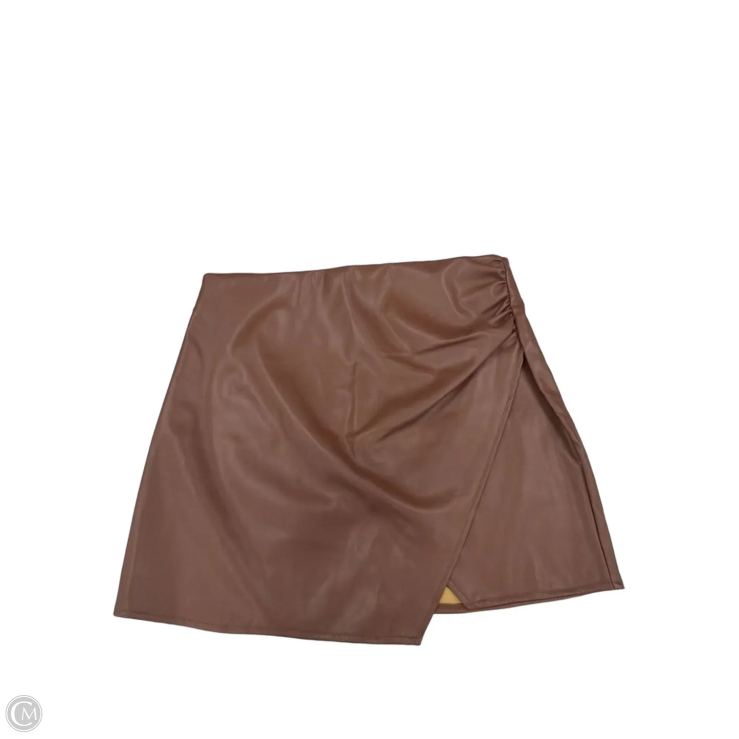Skirt Mini & Short By Fashion On Earth In Brown, Size: M