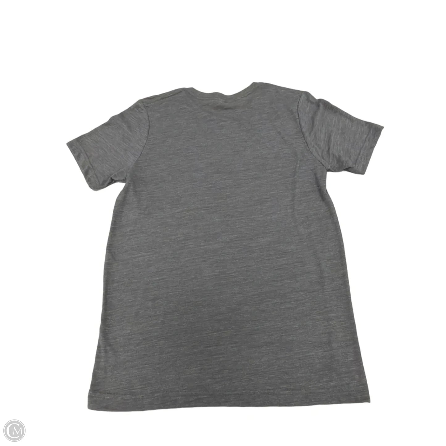 Top Short Sleeve By Canvas In Grey, Size: S