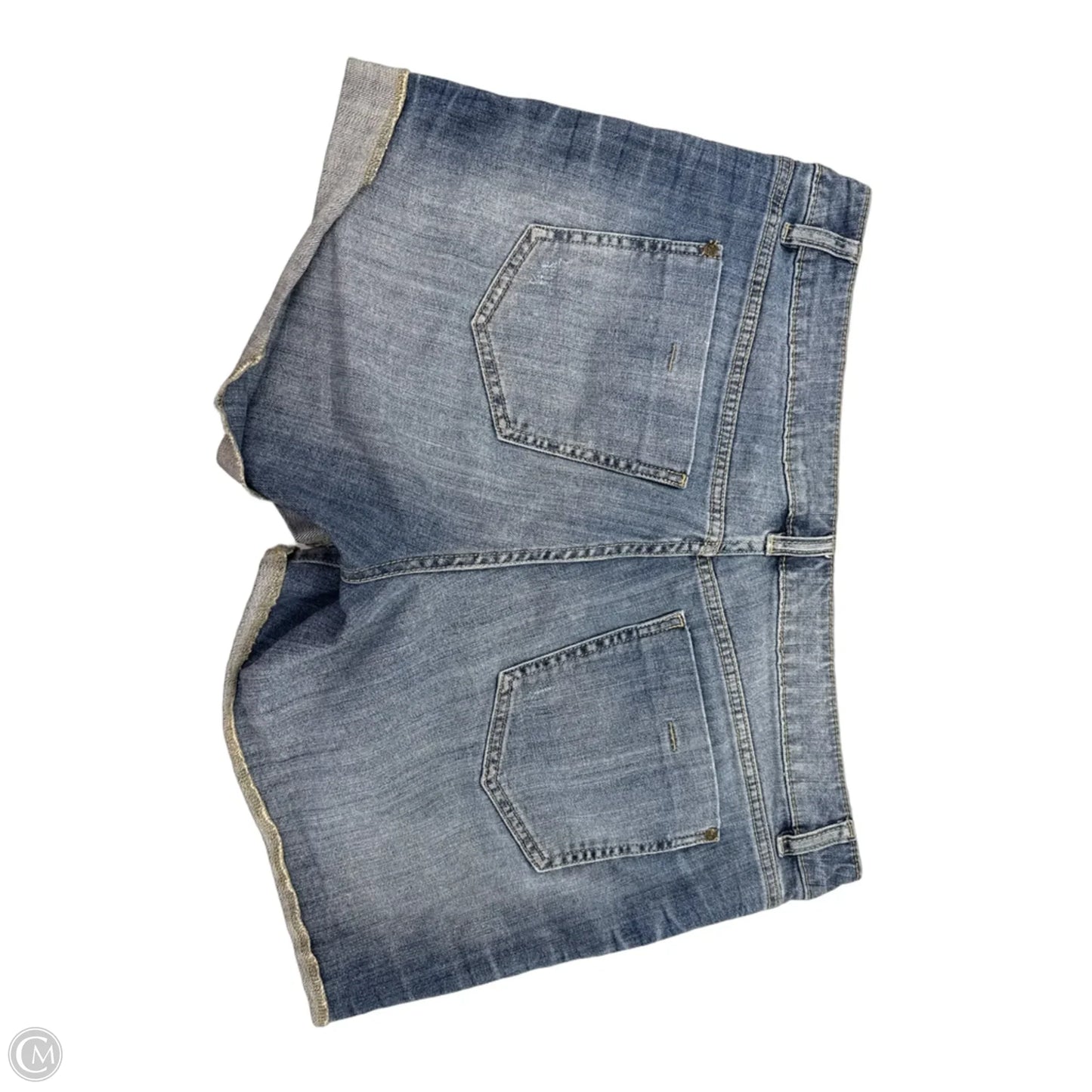 Shorts By Elle In Blue Denim, Size: 14