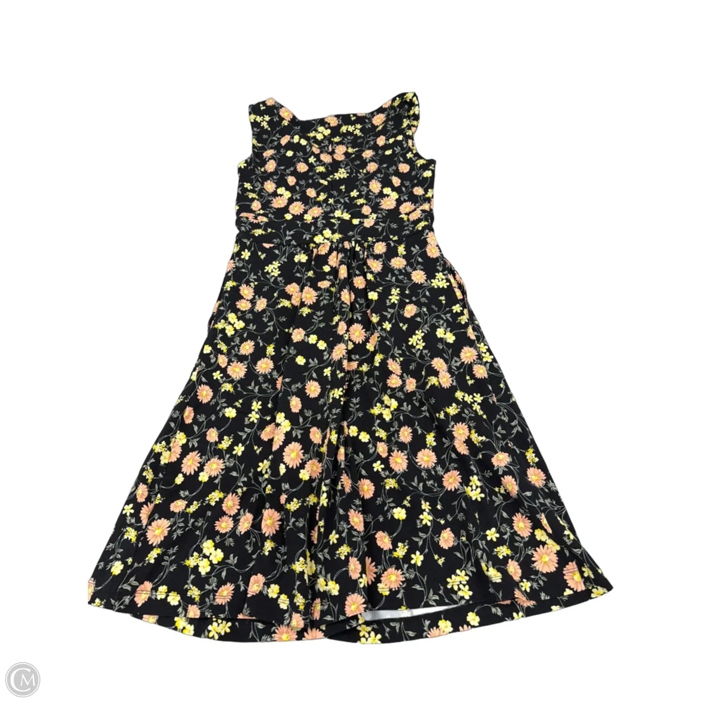 Dress Casual Short By Lands End In Black & Yellow, Size: Xs