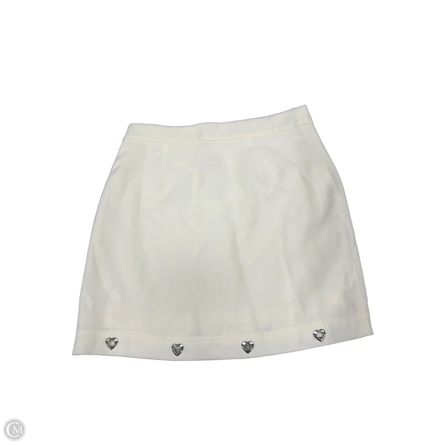 Skirt Mini & Short By Blue Rain In White, Size: 4