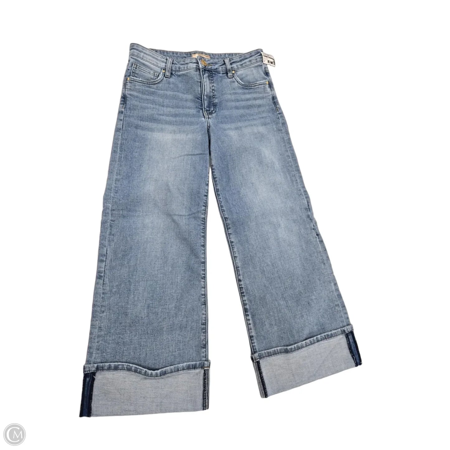 Jeans Wide Leg By Kut In Blue Denim, Size: 2