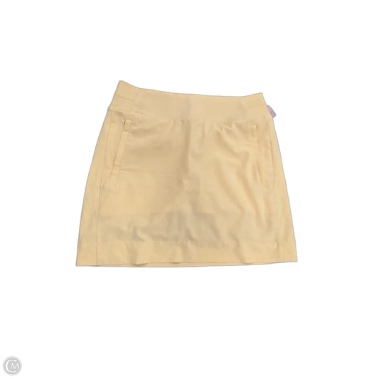 Athletic Skort By Athleta In Yellow, Size: 4