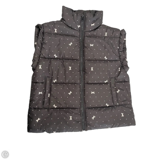 Vest Puffer & Quilted By Blu Pepper In Black, Size: M
