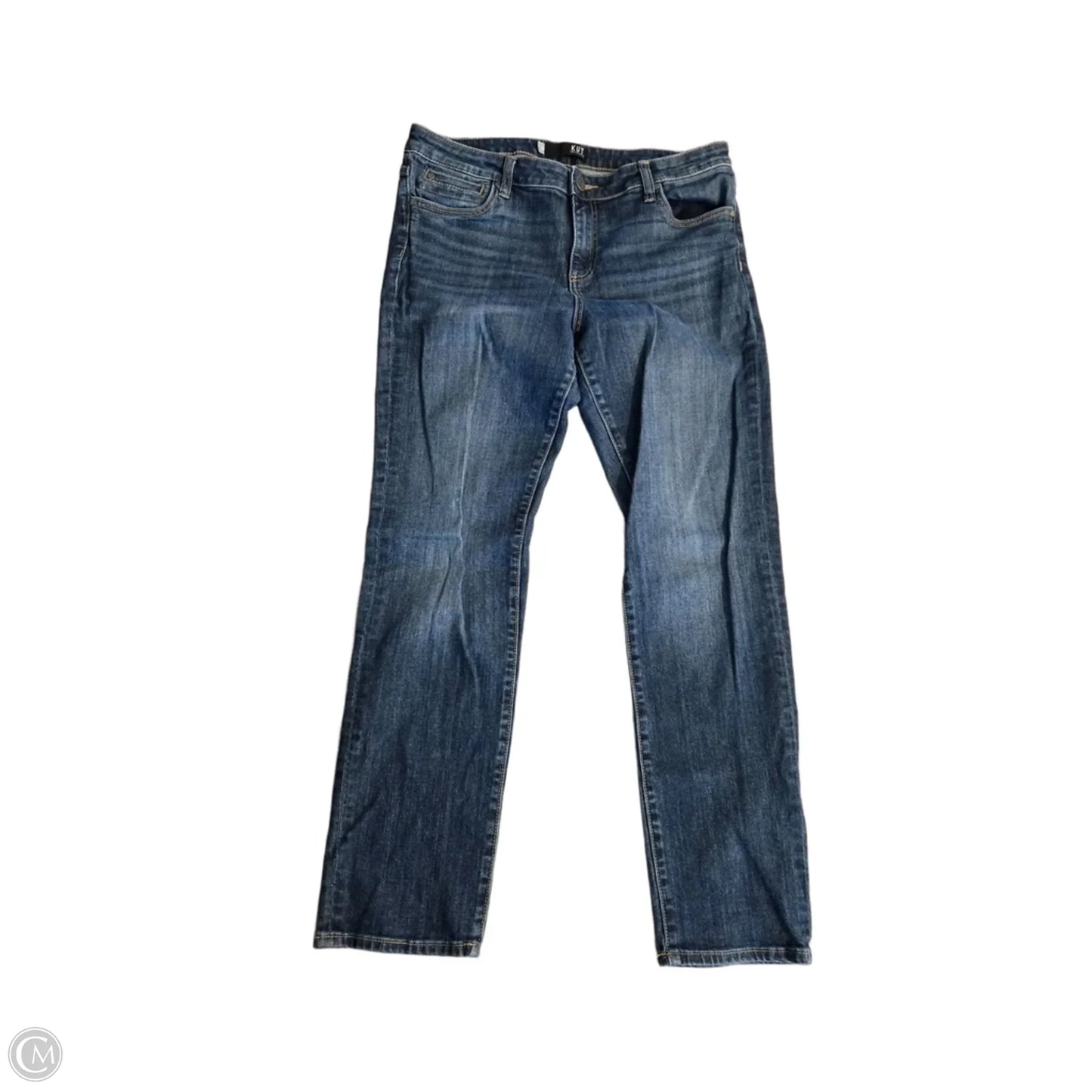 Jeans Boyfriend By Kut In Blue Denim, Size: 12