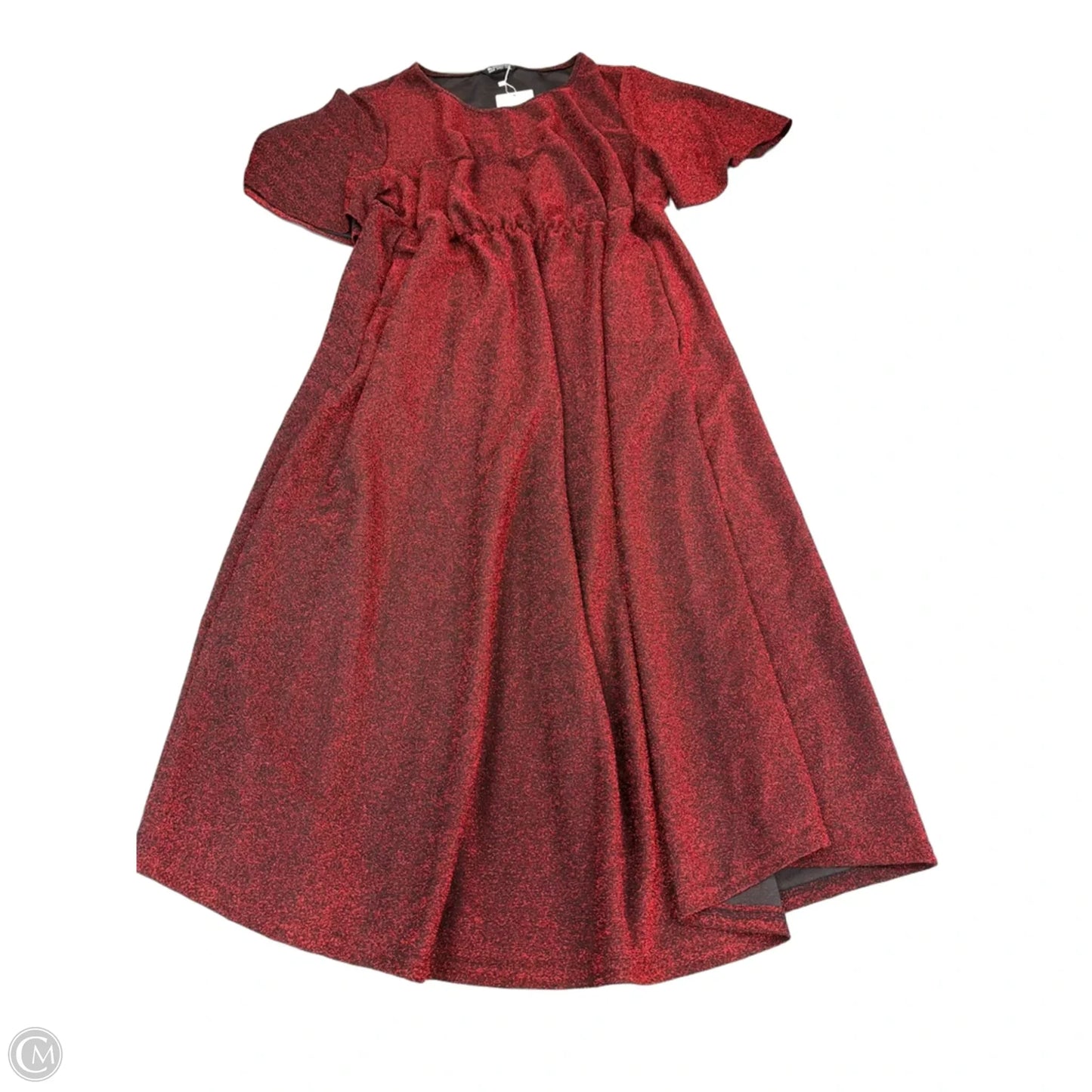 Dress Casual Midi By Bloomchic In Red, Size: 1x