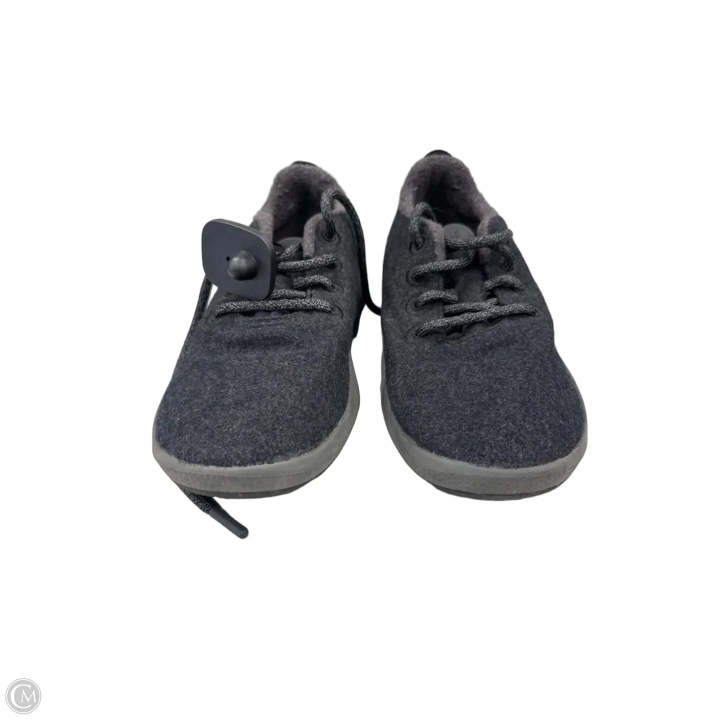Shoes Sneakers By Allbirds In Black & Grey, Size: 9